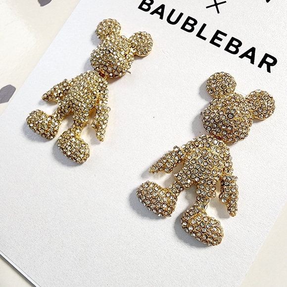 Baublebar Mickey Mouse 3d Earrings NWT - Picture 4 of 7